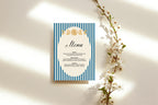 Blue Celestial Wedding Menu Signs – 8. Menu 3