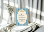 Blue Celestial Wedding Menu Signs – 8. Menu