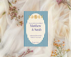 Blue Celestial Wedding Invitations – wedding invitation design, image 6