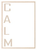 Calm Print | Mindfulness Bathroom & Bedroom Wall Art | Customisable - Larosier Prints