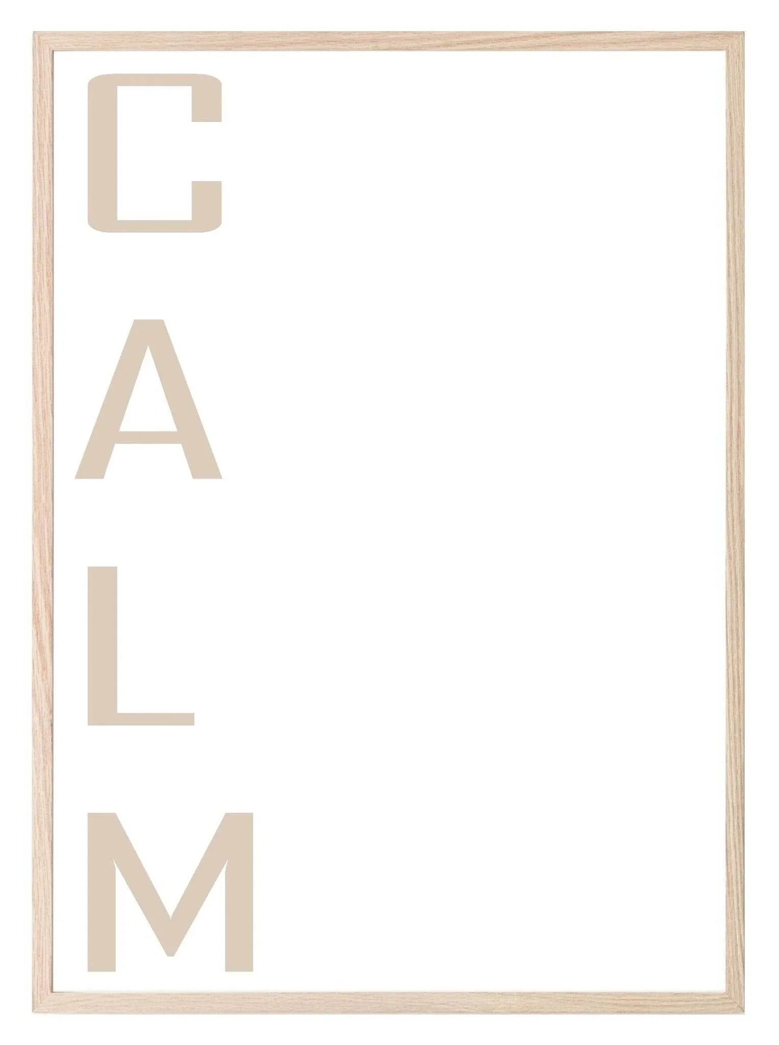 Calm Print | Mindfulness Bathroom & Bedroom Wall Art | Customisable - Larosier Prints