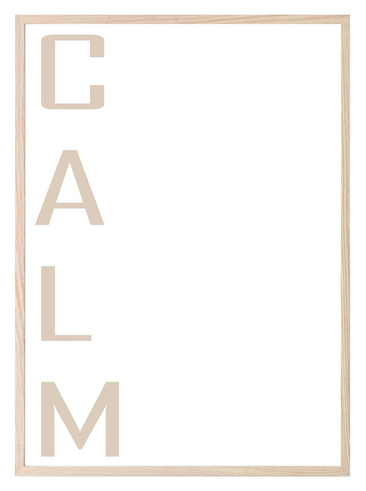 Calm Print | Mindfulness Bathroom & Bedroom Wall Art | Customisable