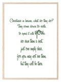 Christmas In Heaven Print | Remembering Loved Ones Wall Art | Customisable - Larosier Prints