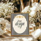 Black Celestial Birthday Invitations - personalised birthday stationery design example, image 7