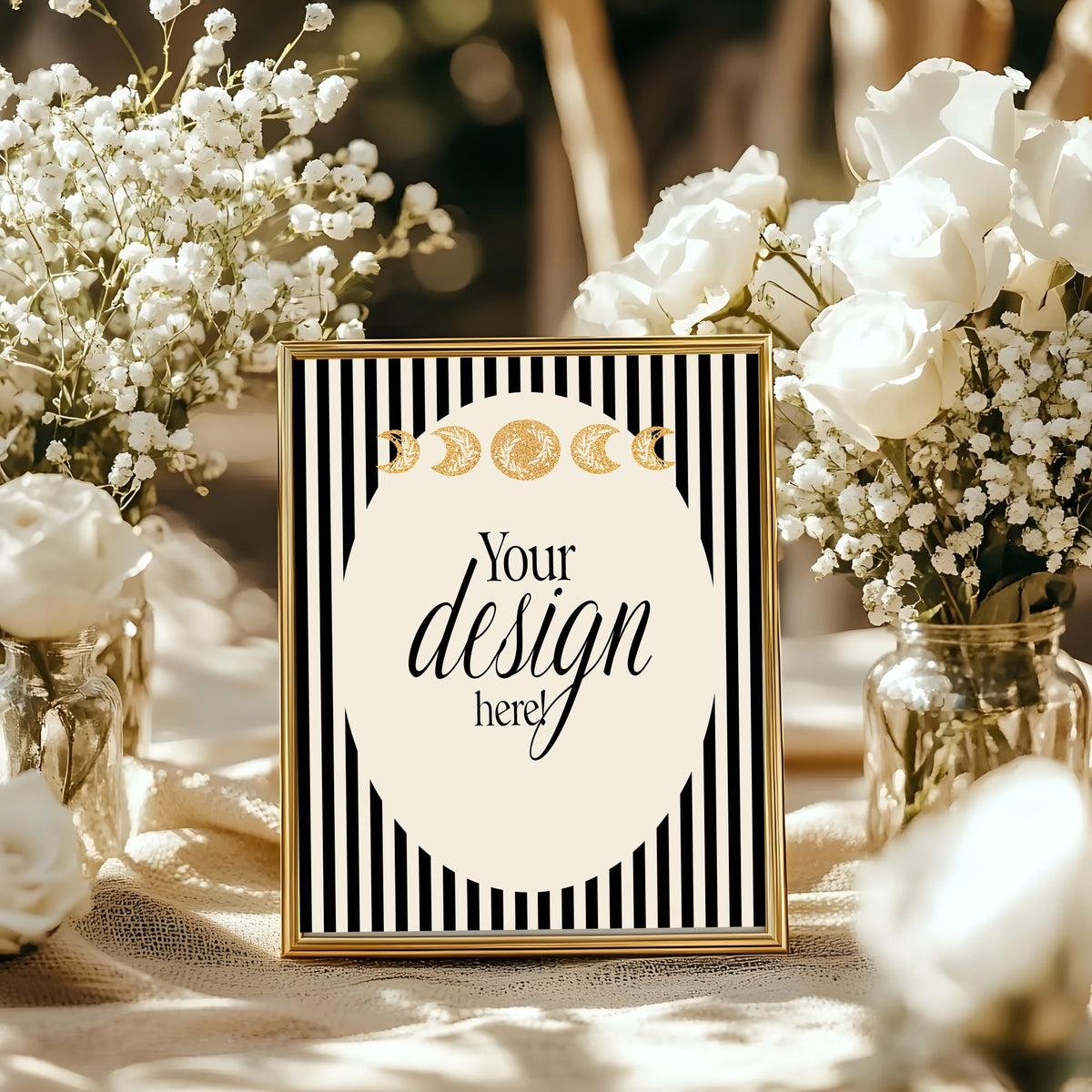 Black Celestial Birthday Invitations - personalised birthday stationery design example, image 7