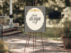 Black Celestial Birthday Custom Sign - personalised birthday stationery design example, image 2