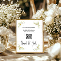 Daisy Wedding QR Code Sign — main product image