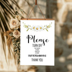 Daisy Unplugged Ceremony Sign — additional Daisy mock-up