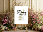 Daisy Wedding In Loving Memory Sign — additional Daisy mock-up