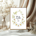 Daisy Wedding Pick a Seat Sign — main product image