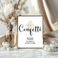 Daisy Wedding Confetti Sign — main product image