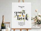 Daisy Wedding Guest Book Sign — main product image