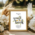 Daisy Wedding Guest Book Sign — additional Daisy mock-up