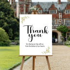 Daisy Wedding Thank You Sign — additional Daisy mock-up
