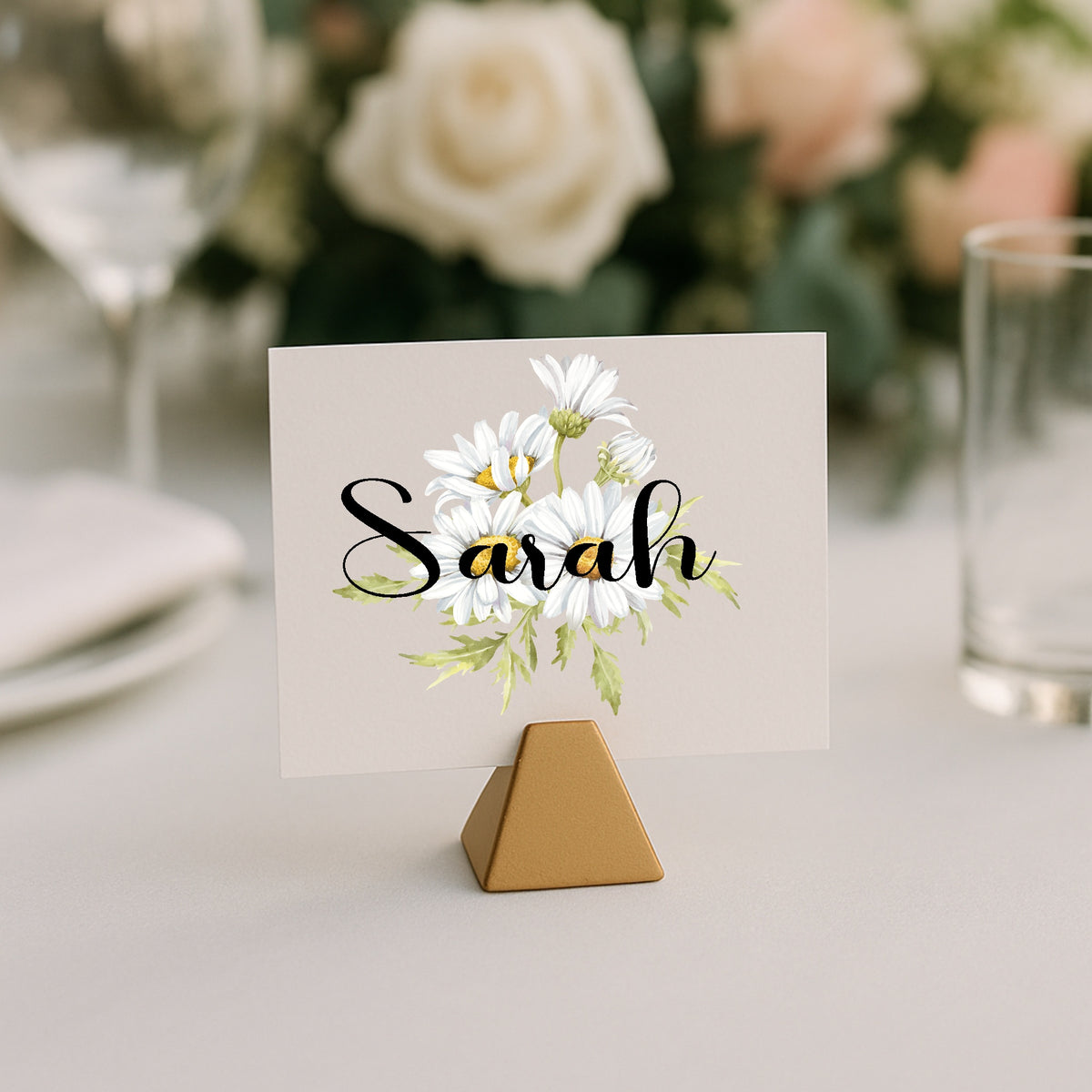Daisy Wedding Place Cards | Pack of 10 — additional Daisy mock-up