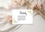 Daisy Wedding Enclosure / Details Cards | Pack of 10 — additional Daisy mock-up
