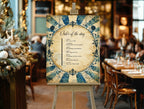 Gothic Circus Wedding Order of the Day Sign — alternative product mock-up