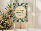 Gothic Circus Wedding In Loving Memory Sign — alternative product mock-up