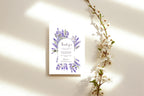 Lavender Floral Wedding Thank You Cards | Pack of 10
