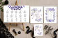 Lavender Floral Essential Wedding Sign Bundle