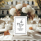 Monochrome Champagne Unplugged Ceremony Sign