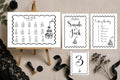 Monochrome Champagne Essential Wedding Sign Bundle