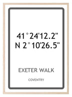 Personalised Coordinates Print | New Home Wall Art - Larosier Prints