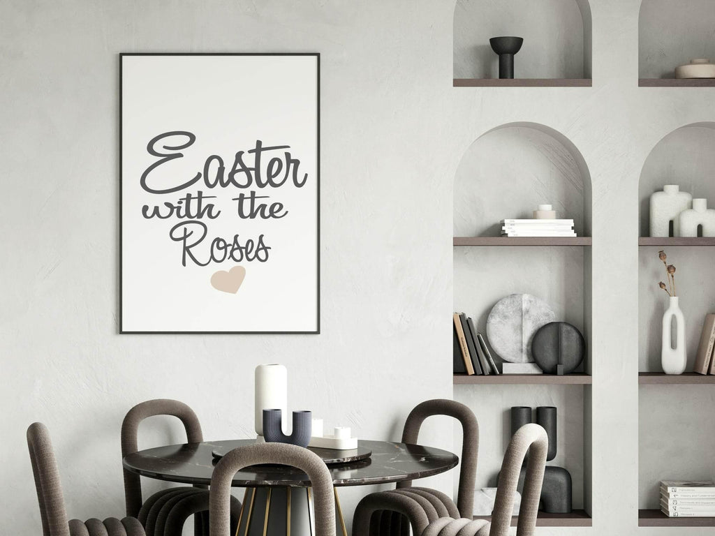 Personalised Easter With The Family Print | Seasonal Wall Art - Larosier Prints