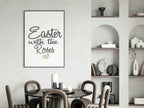 Personalised Easter With The Family Print | Seasonal Wall Art - Larosier Prints