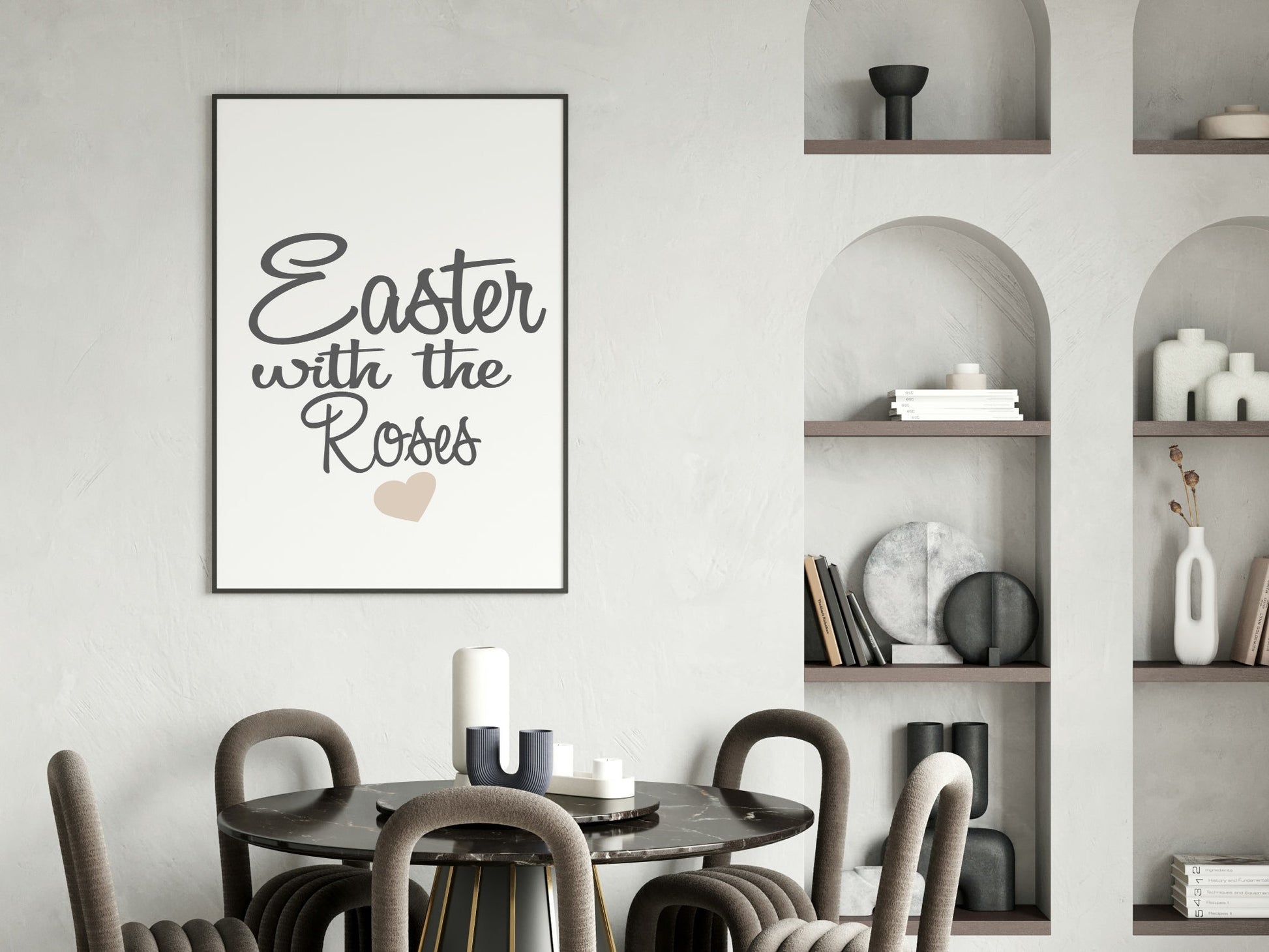 Personalised Easter With The Family Print | Seasonal Wall Art