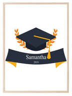 Personalised Graduation Cap Print | Customised Student Gift Wall Art - Larosier Prints