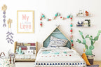 Personalised My Little Love Print | Family & Love | Nursery Print | Kids Wall Art - Larosier Prints