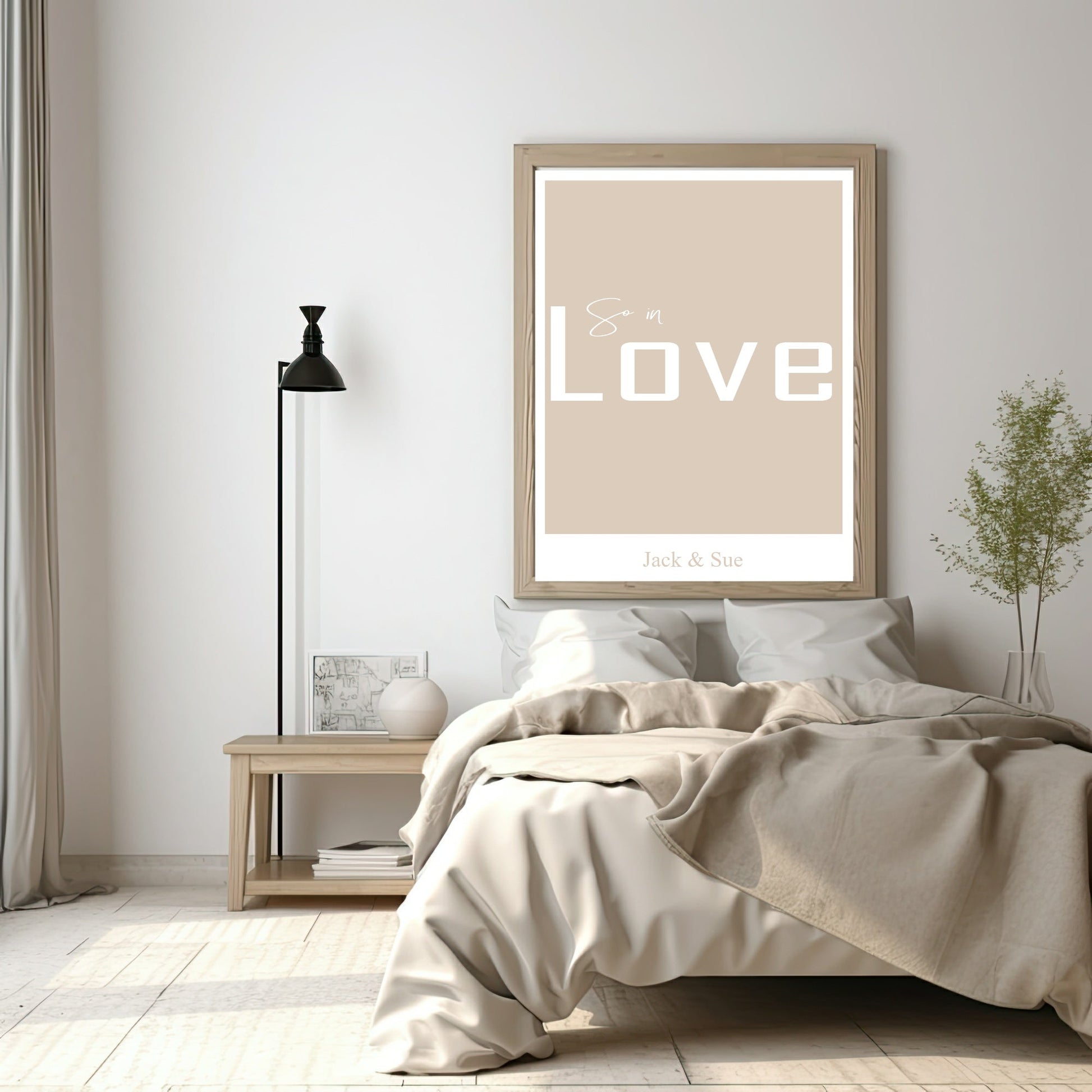 Personalised So In Love Print | Family & Love | Romantic Wall Art