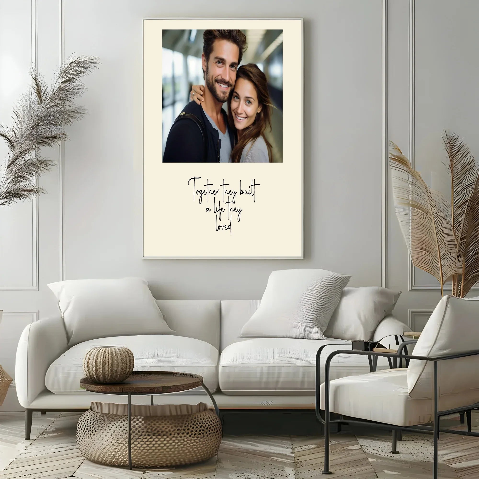 Together They Built A Life They Loved Photo Print | Black, Cream or Pink - Larosier Prints