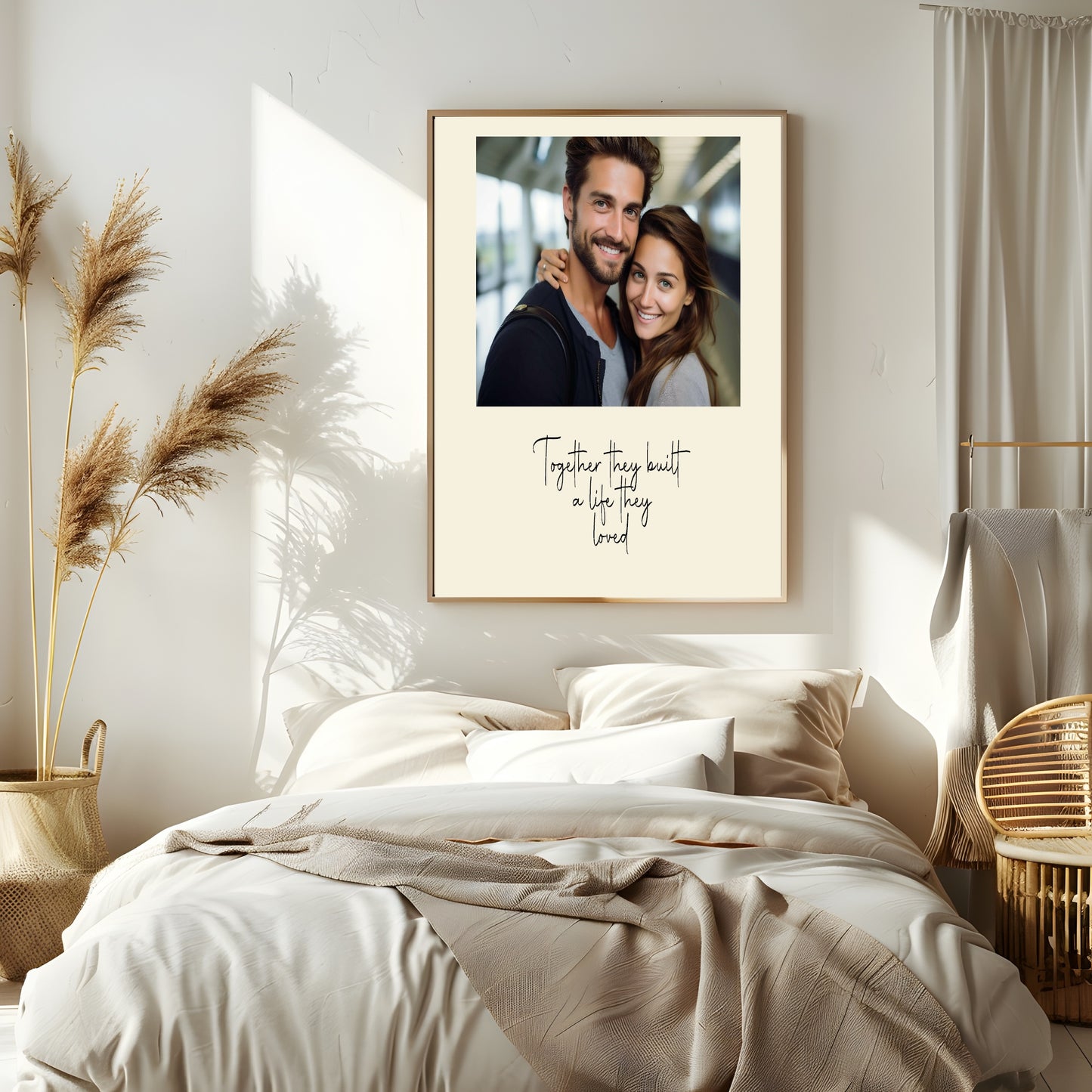 Together They Built A Life They Loved Photo Print | Black, Cream or Pink