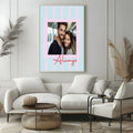 Striped Photo Print | Black & White, Green & Cream, Blue & Pink and Orange & Pink - Larosier Prints