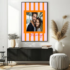 Striped Photo Print | Black & White, Green & Cream, Blue & Pink and Orange & Pink - Larosier Prints