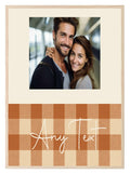 Personalised Autumnal Checkerboard Photo Print - Larosier Prints