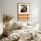 Personalised Autumnal Checkerboard Photo Print - Larosier Prints