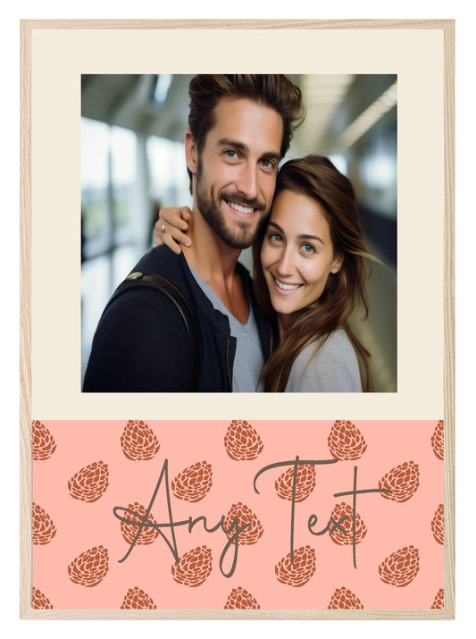 Personalised Autumnal Acorn Photo Print