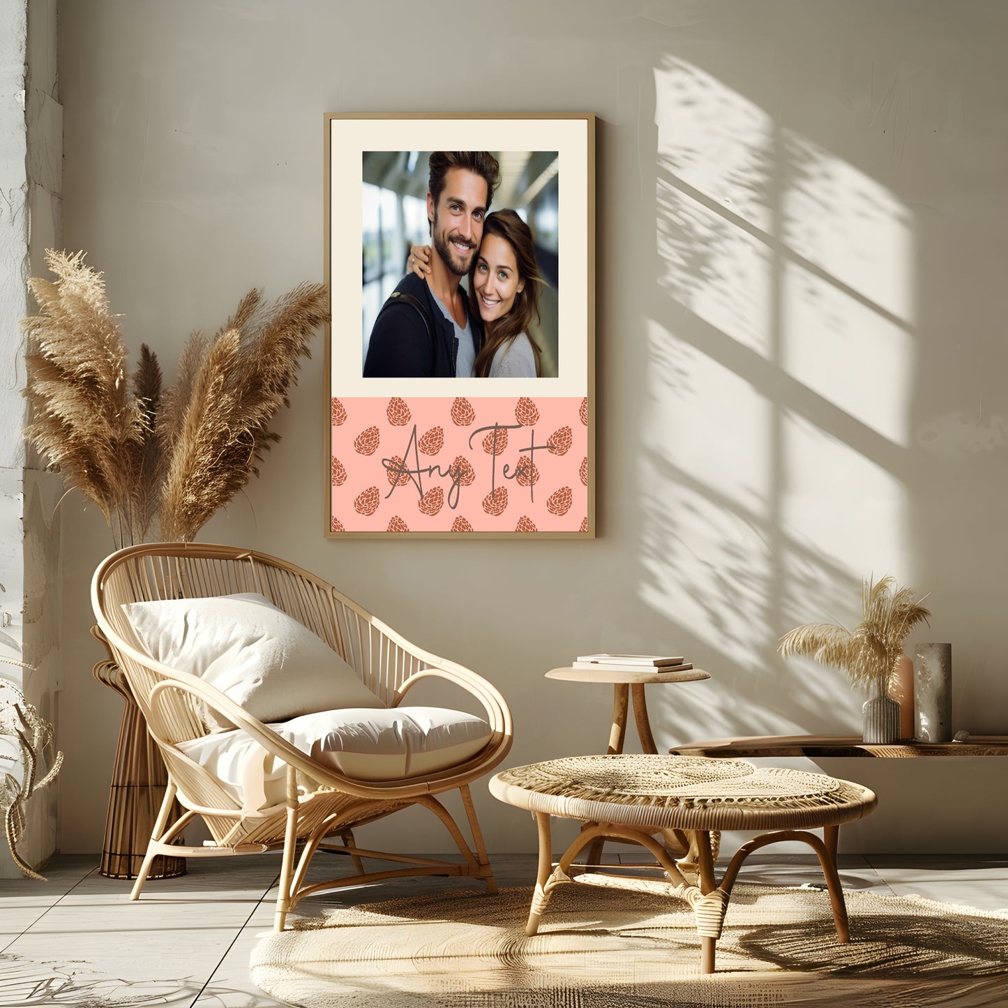 Personalised Autumnal Acorn Photo Print