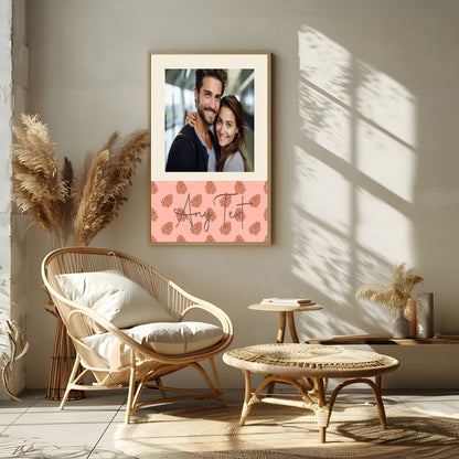 Personalised Autumnal Acorn Photo Print