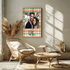 Pink & Green Tartan Us Photo Print - Larosier Prints