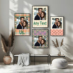 Pink & Green Tartan Us Photo Print - Larosier Prints