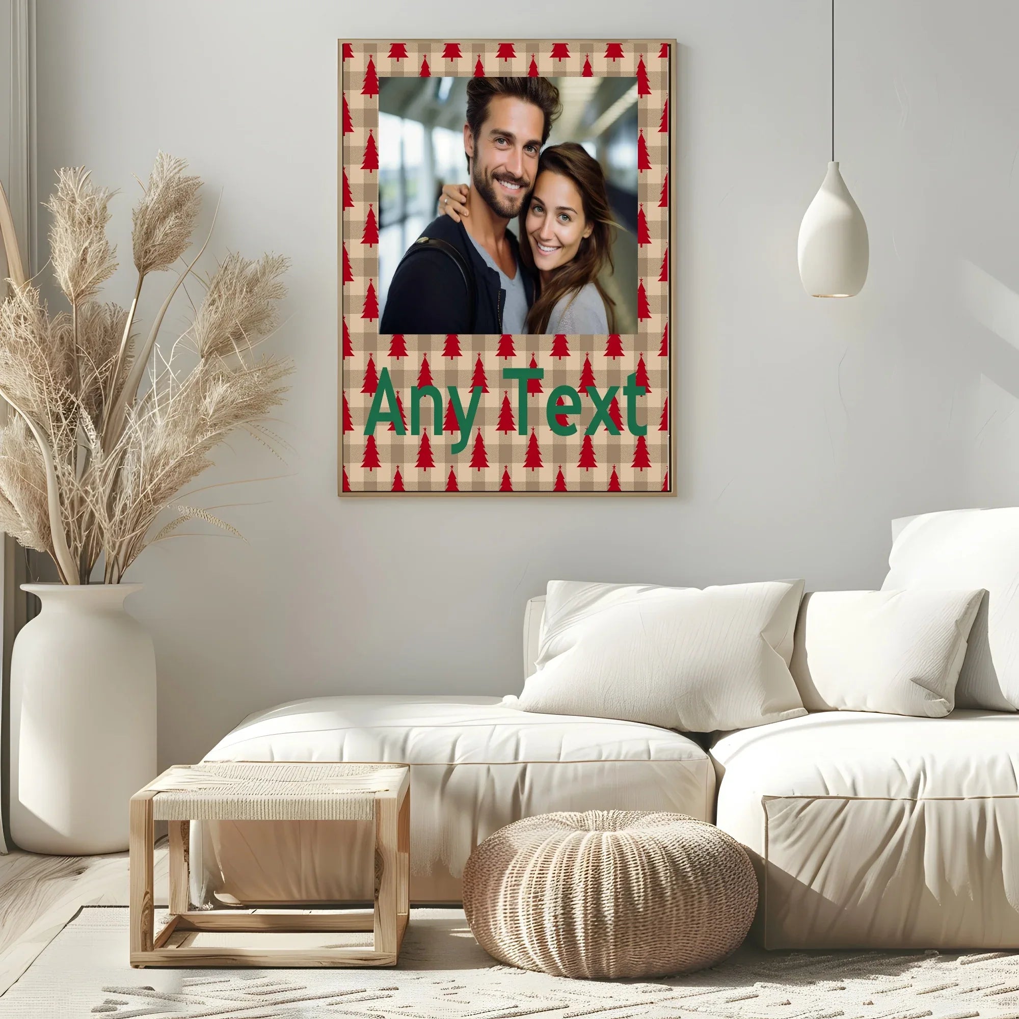 Personalised Christmas Tree Photo Print - Larosier Prints
