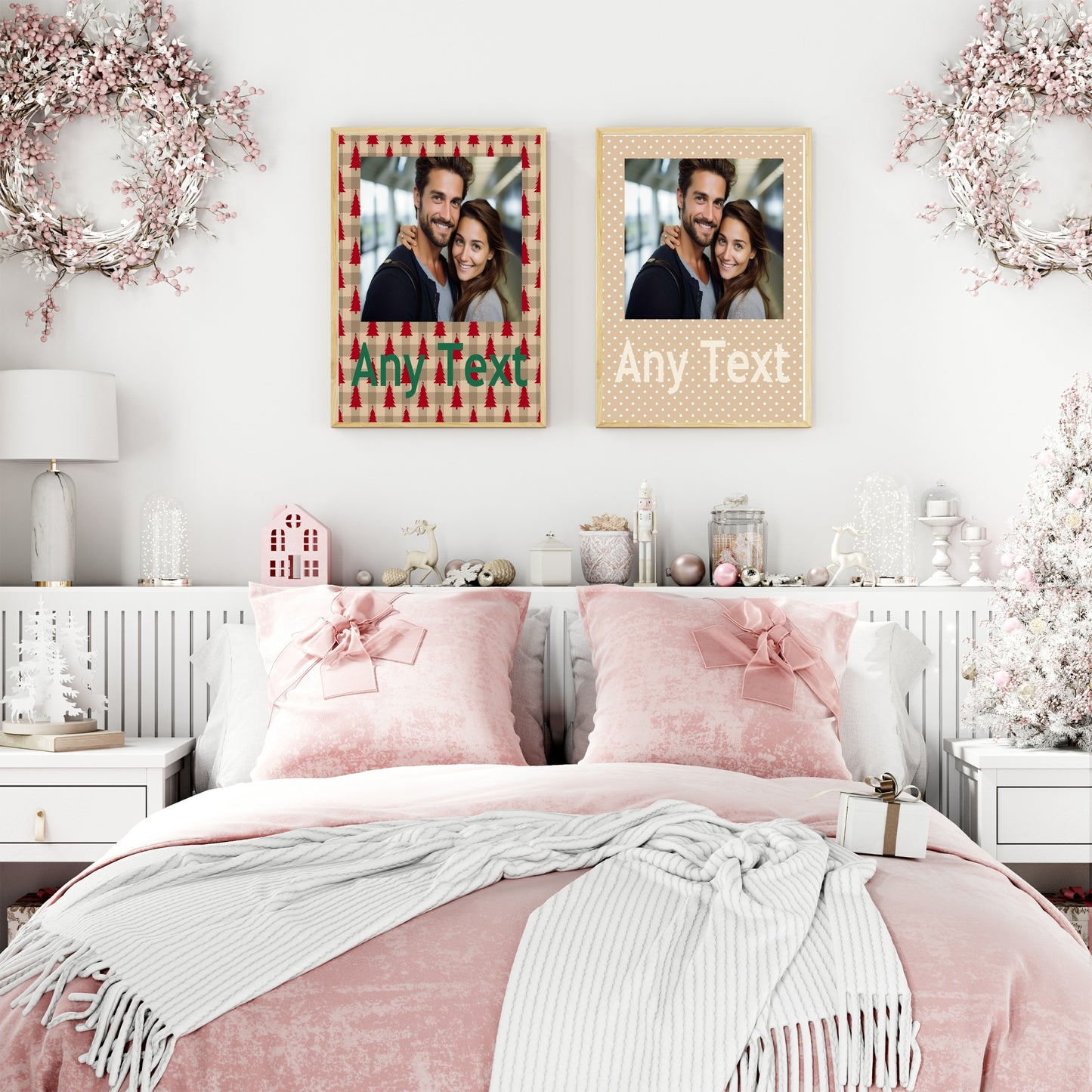 Personalised Christmas Tree Photo Print