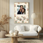 Personalised Floral Photo Print - Larosier Prints