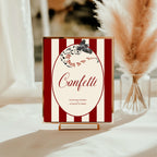 Red Rose & Bird Confetti