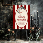 Red Rose & Bird In Loving Memory