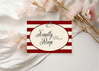 Red Rose & Bird Invitation Suite
